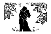 Couple Love in Nature Design, a Graphic by Designer_Momina (Thumbnail 10 of 13)