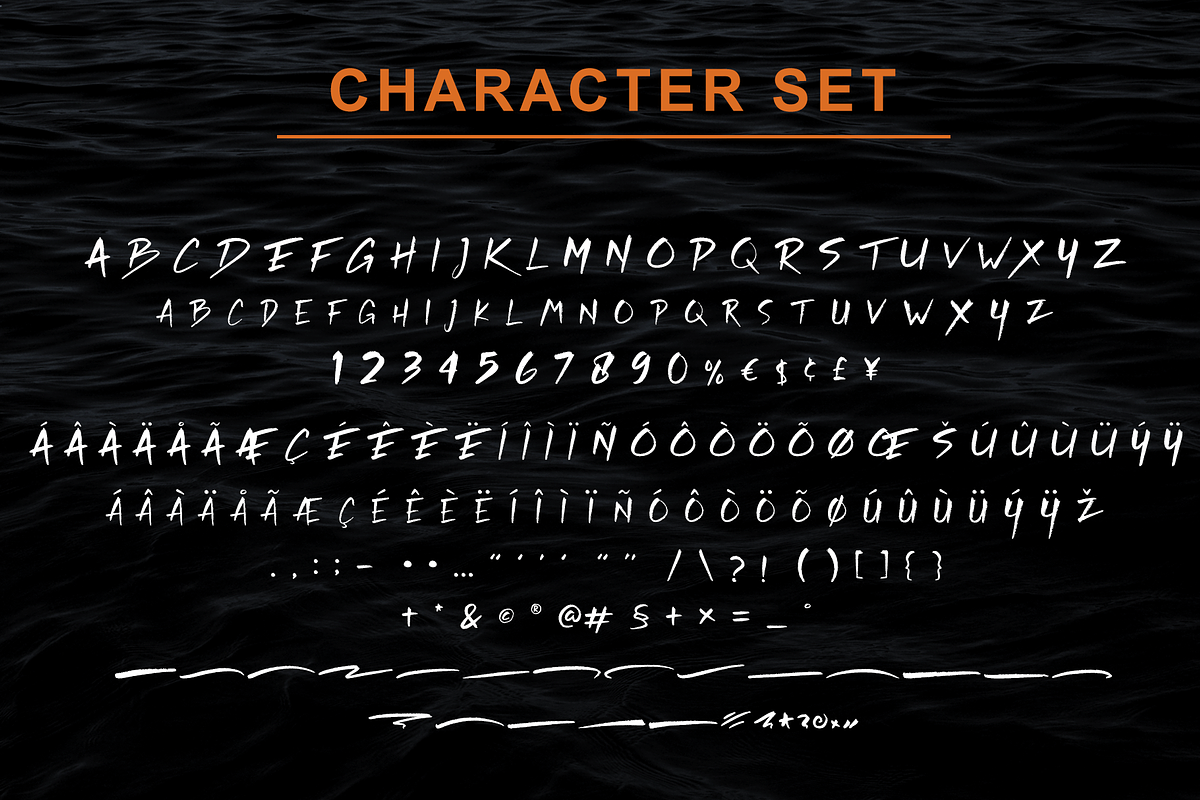 Rickies - Brush Font preview 5