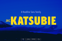 JHC Katsubie - Headline Sans Family