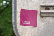 47 sticker mockup bundle vol 2, a Product Mockup by FoundImages (Thumbnail 47 of 50)
