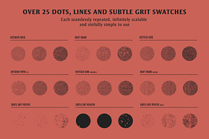 Vector Savior Halftone Swatches