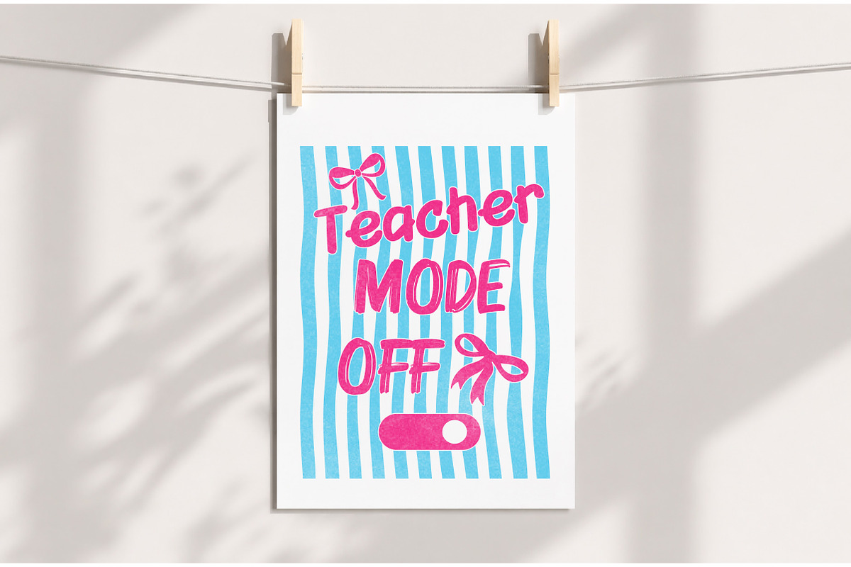 Teacher Mode Off Summer PNG, a Work Illustration by Dream Creation (Photo 6 of 8)
