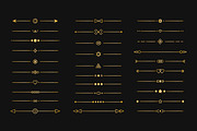 30 golden text dividers, an Object Illustration by Tati_Kli (Thumbnail 2 of 2)