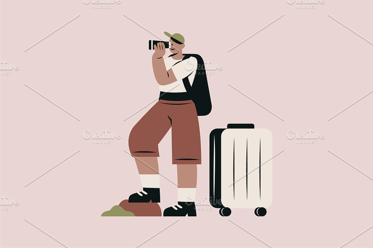 People Traveling Illustration, a Person Illustration by Jump Studio (Photo 8 of 10)