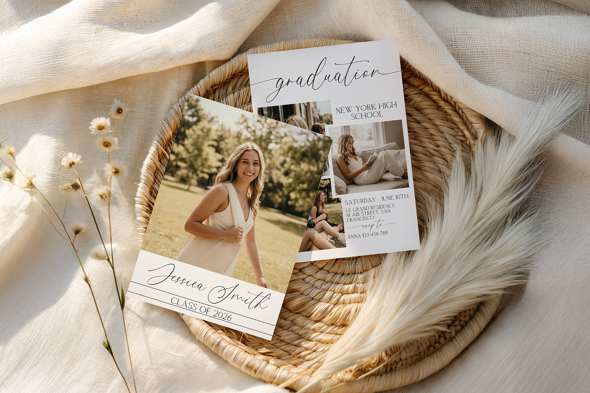 Class of 2026 Minimalist Grad Invite, an Invitation Template by Digital_Mind (Photo 3 of 3)