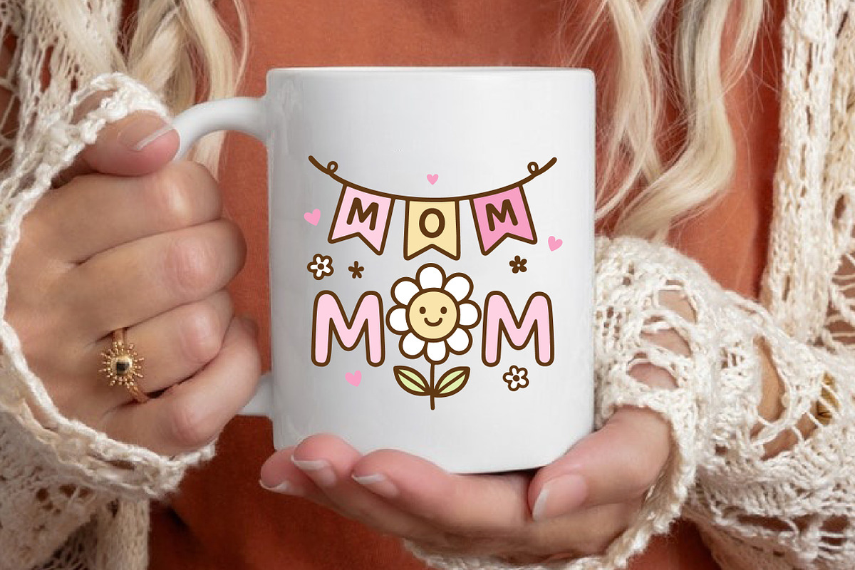 Cute Mom Banner SVG, an Object Graphic by Creative Art (Photo 4 of 6)
