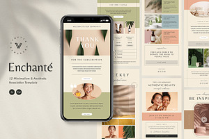 Enchanté Email Newsletter Template, an Email Template by Vynetta