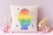 Mother & Child Watercolor Clipart, an Illustration by RobertsArt (Thumbnail 6 of 7)