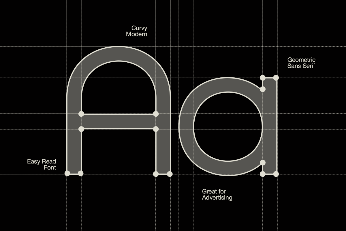 Kregan - Futuristic Geometric Sans, a Sans Serif Font by Pandeka Studio (Photo 3 of 6)