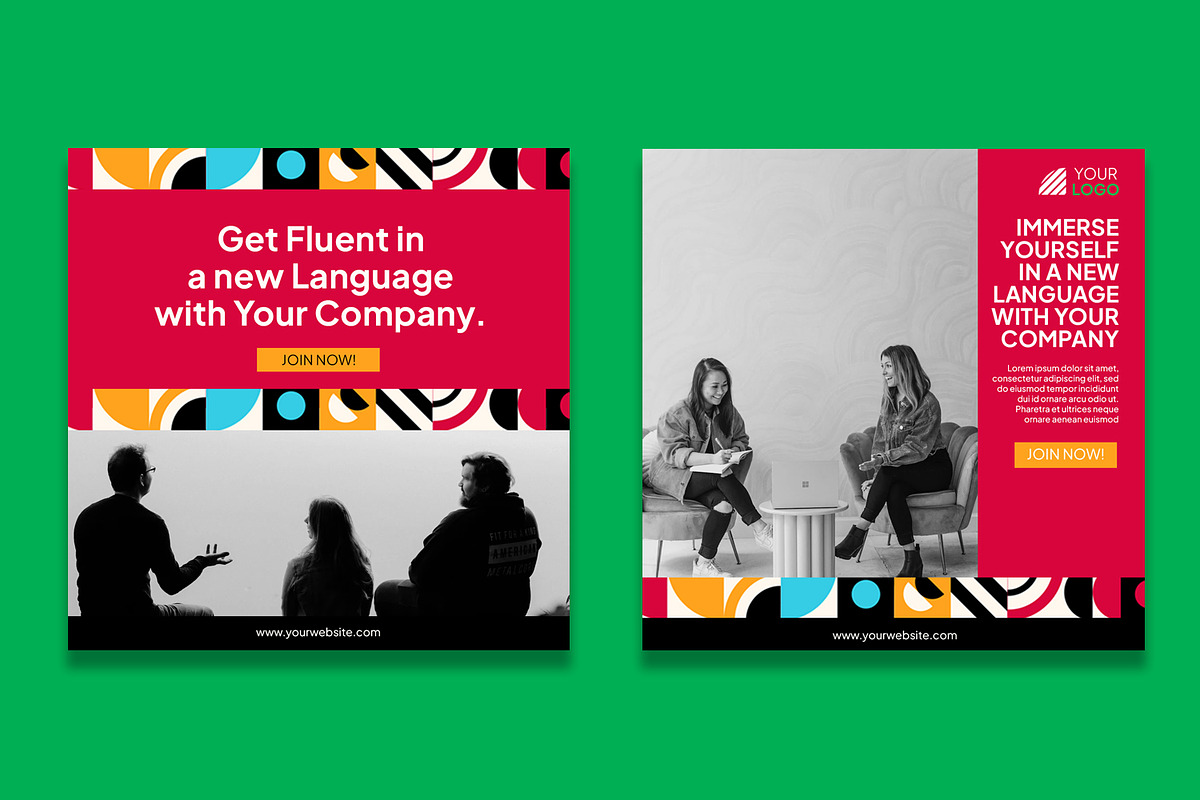 Language Course Design Kit, a Templates & Theme by Esensifiksi.studio (Photo 3 of 4)