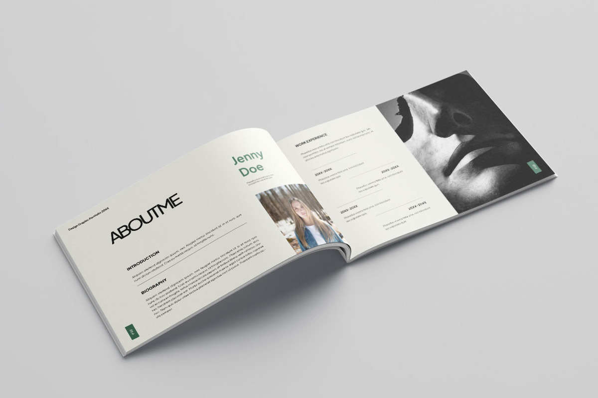 Graphic Design Portfolio Vol.3, a Brochure Template by Bewalrus Studio (Photo 3 of 11)