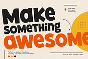 Bounzo – Bold & Playful Display Font, a Slab Serif Font by Wow Magic (Thumbnail 4 of 5)