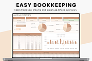 Bookkeeping Spreadsheet Template, a Templates & Theme by MondaySpark (Thumbnail 1 of 8)