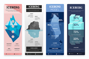 Iceberg Infographic Templates