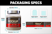 2lb Whey Protein Jar Mockup C3-Pro, a Packaging Mockup by Design Warlord (Thumbnail 14 of 17)