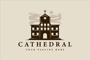 church architecture logo vector, a Branding & Logo Template by zyxroun shop
