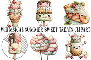 Whimsical Summer Sweet Treats Clipar, an Illustration by OK Design (Thumbnail 2 of 6)