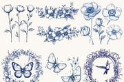 Vintage Swan Lake Clipart, an Animal Illustration by SparkyDesignsUS (Thumbnail 5 of 9)