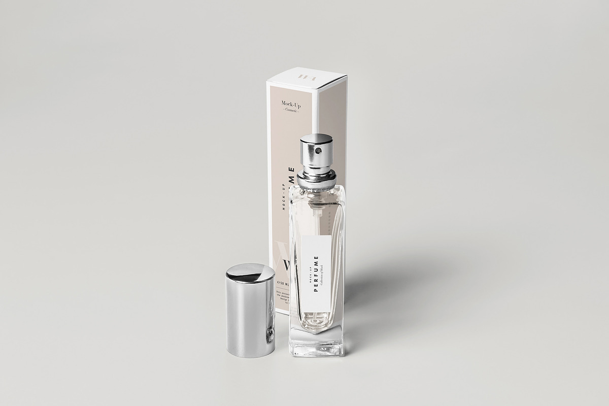 Perfume Mock-up 2, a Cups & Container Mockup by Yogurt86 (Photo 8 of 8)