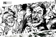 INK. 40 Photoshop Brushes for Inking, a Brush Add-On by Eldar Zakirov's (Thumbnail 4 of 13)