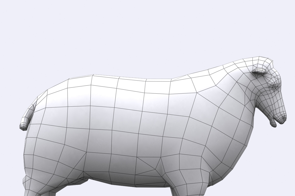 3DRT - Domestic animals - Sheep, an Animal 3D Model by 3DRT.com (Photo 1 of 3)