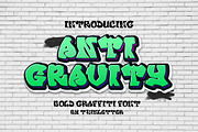 Anti Gravity, a Font by twinstd (Thumbnail 1 of 8)