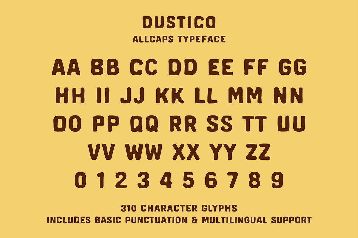 Dustico – A Bold Desert Typeface, a Handwritten Font by Panatype™ Studio (Photo 3 of 8)