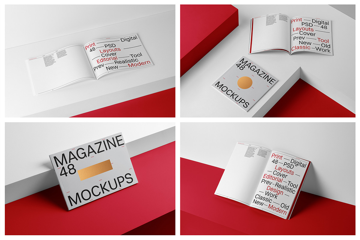 Studio Magazine Mockups, a Books & Magazine Mockup by Mr.Mockup™ (Photo 10 of 24)