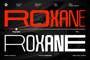 GC Roxane – Modern Display Condensed