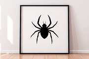 Spider Silhouette SVG, an Animal Illustration by newminddesign (Thumbnail 4 of 5)
