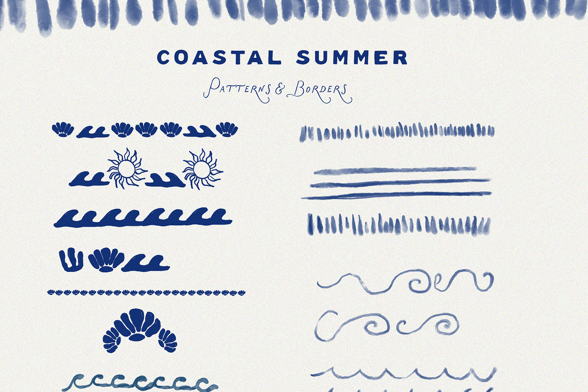 Coastal Icons & Hand Drawn Frames, an Object Graphic by Laras Wonderland (Photo 15 of 16)