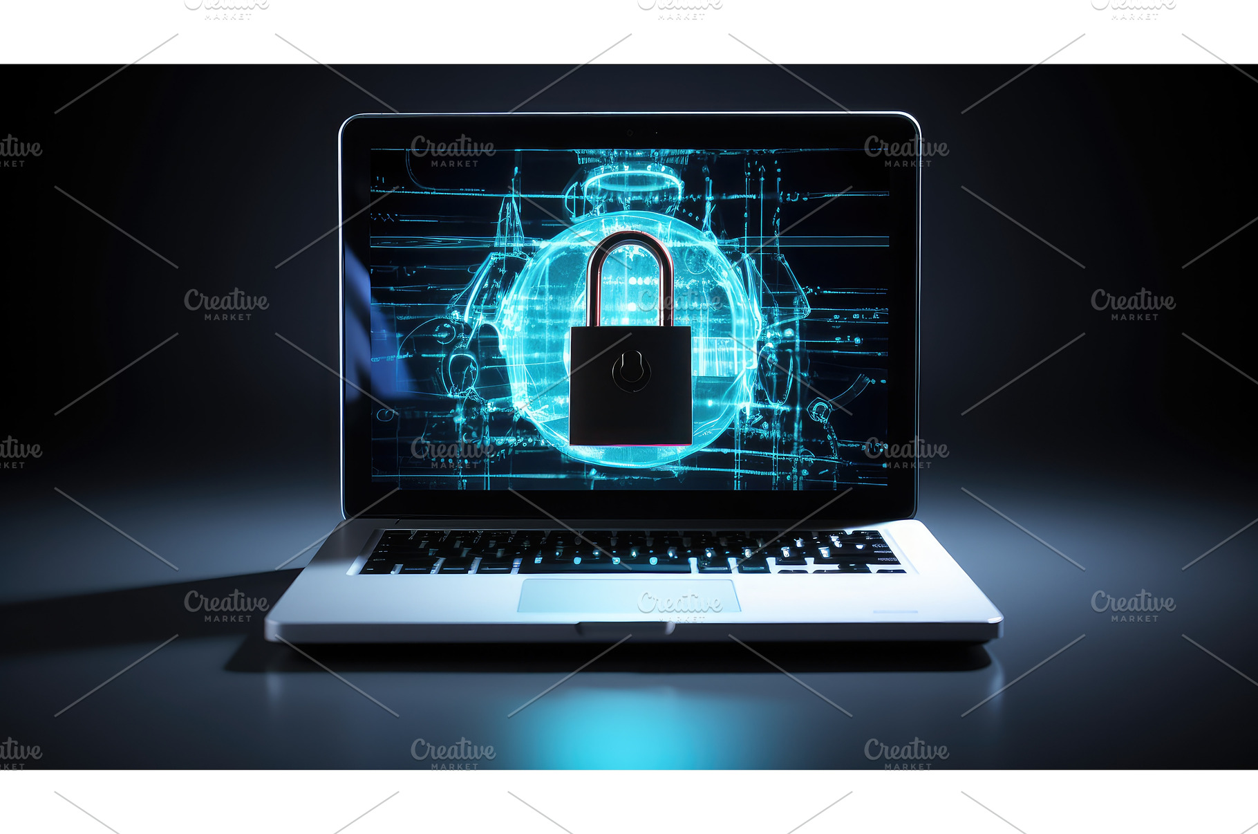 authentication technology lock ai, a Technology Photo by pikepicture