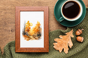 Watercolor autumn tree clipart, fall, an Object Graphic by KomtsyanTatyanaArt (Thumbnail 3 of 3)