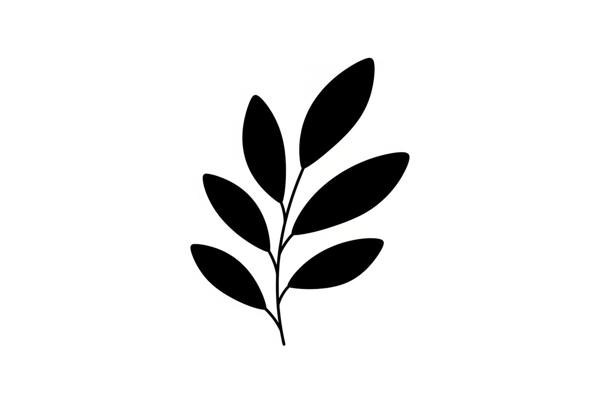 Botanical Leaf Silhouette Bundle, an Illustration by Creativeshirt (Photo 51 of 51)