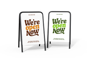 Stand Poster Mockup Set, a Product Mockup by graphypix