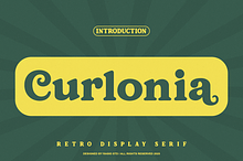 Curlonia Retro Display Serif Font