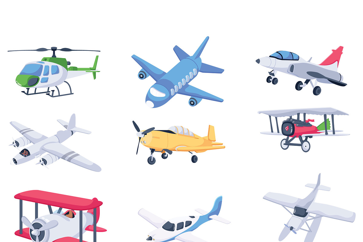 Fly Jets 3D Icons Pack | Airplane, a Cars & Vehicle 3D Model by Vector Portal (Photo 2 of 6)