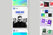 Social Media Post Mockup Bundle, an Advertising Mockup by graphypix (Thumbnail 1 of 13)
