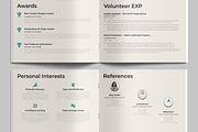 Minimalist Resume Booklet Template, a Resume Template by MightyDesign (Thumbnail 5 of 9)