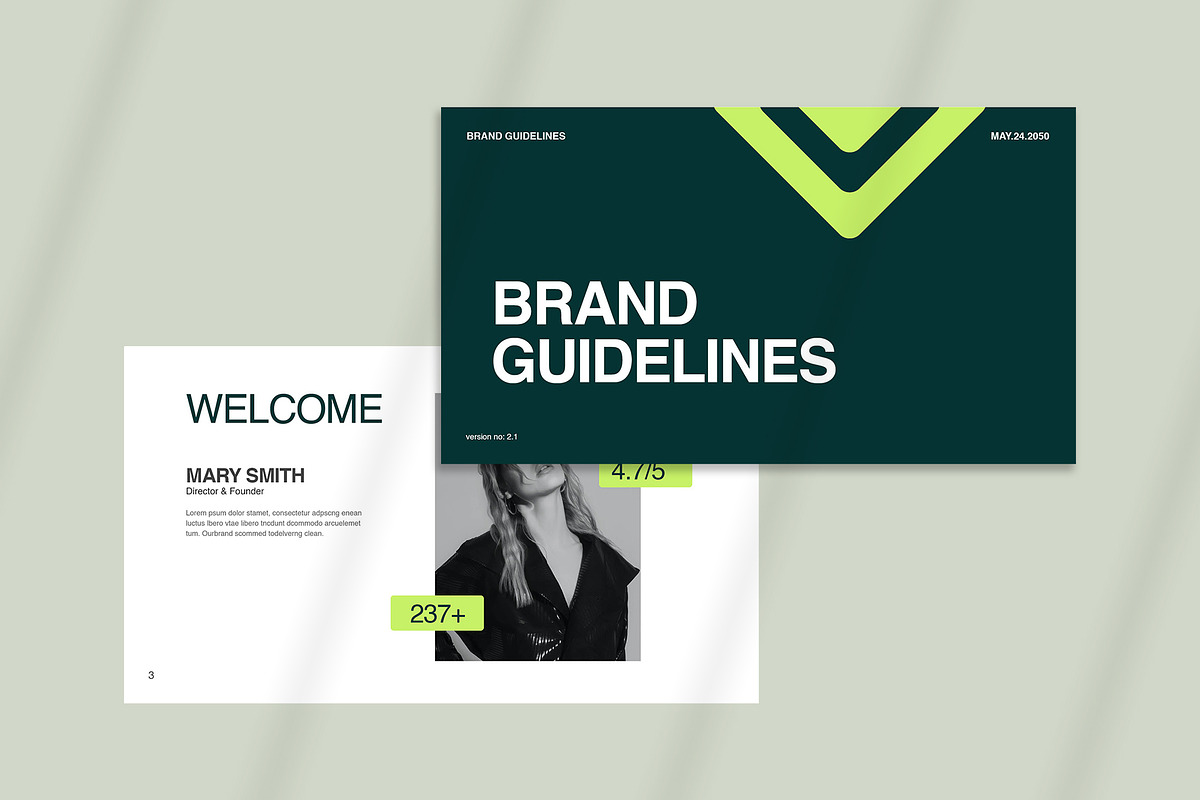 Brand Guideline Templates, a Branding & Logo Template by Oriofix (Photo 2 of 9)