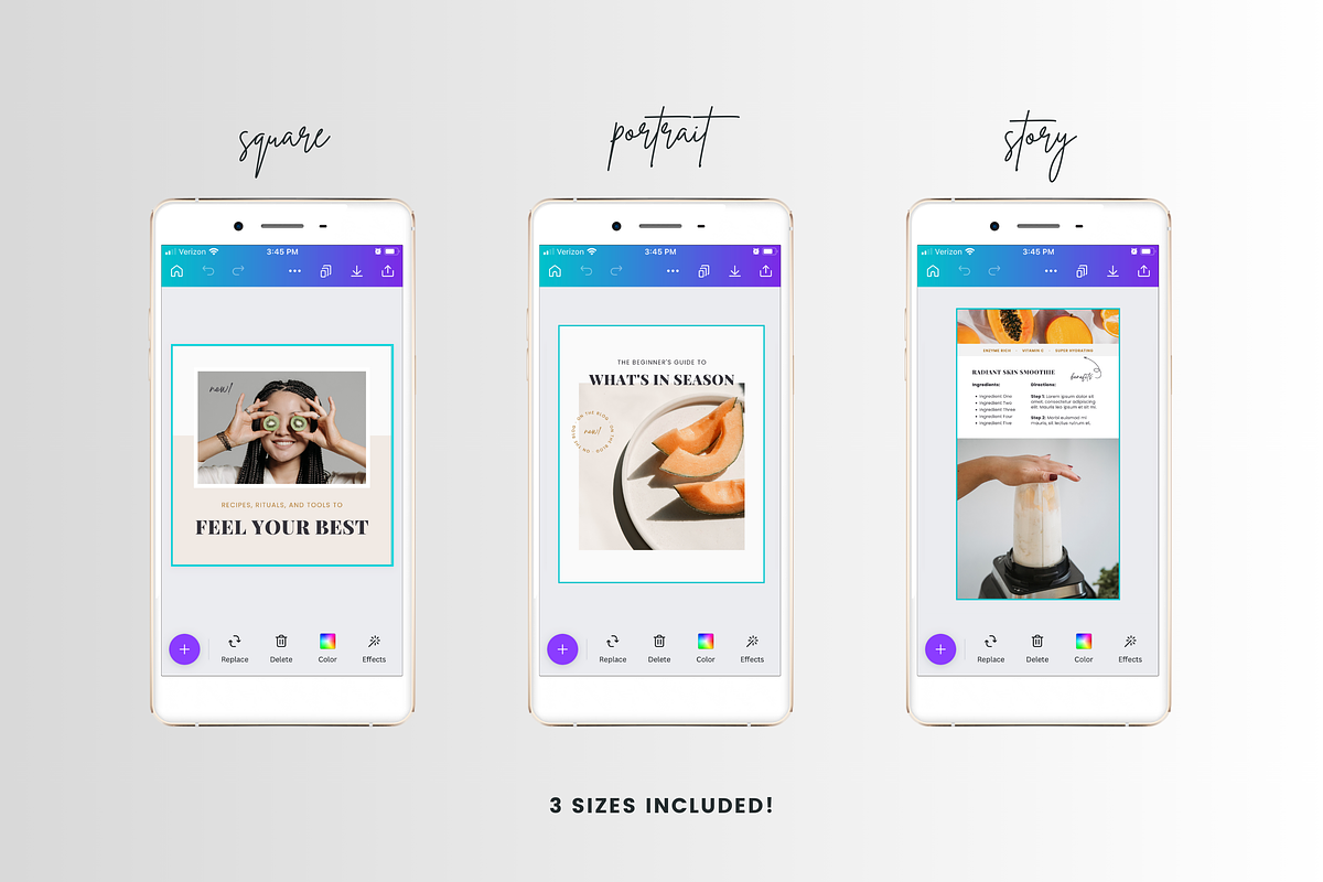 4-in-1 Nutrition Bundle for Canva, a Templates & Theme by Erin Cassidy (Photo 15 of 29)