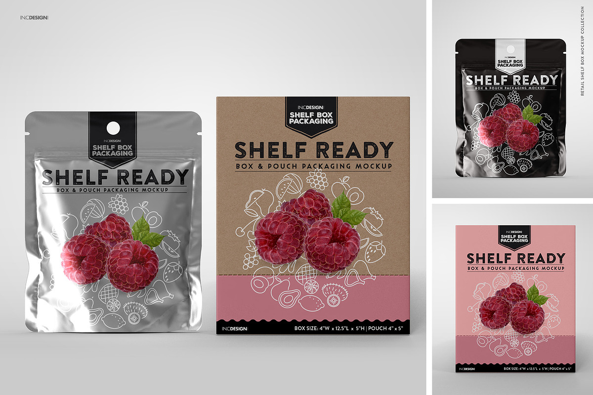 Retail Shelf Box 22 Packaging Mockup, a Packaging Mockup by INCDesign (Photo 2 of 11)