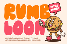 Rumbloon Chubby Fat Font