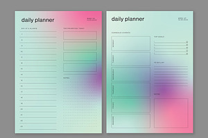 Gradient Planner Layout