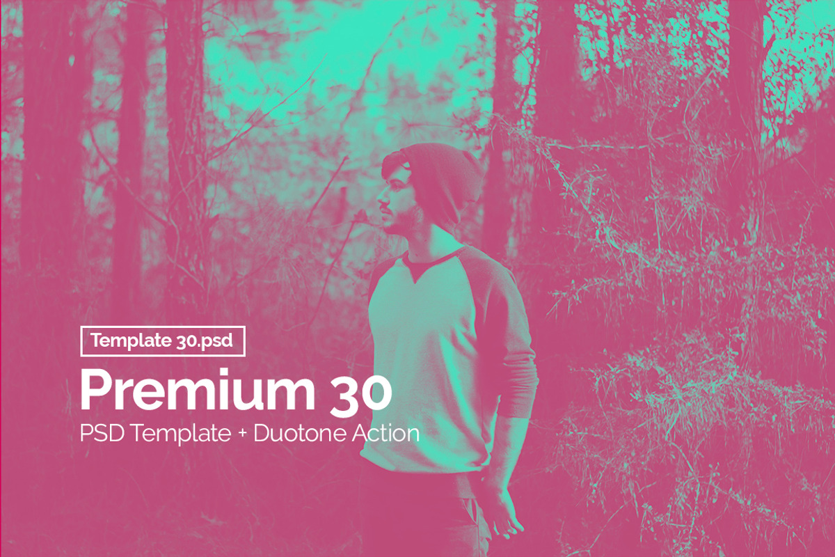 PSD Template + Duotone Action, an Action Add-On by Graphicboom (Photo 32 of 32)