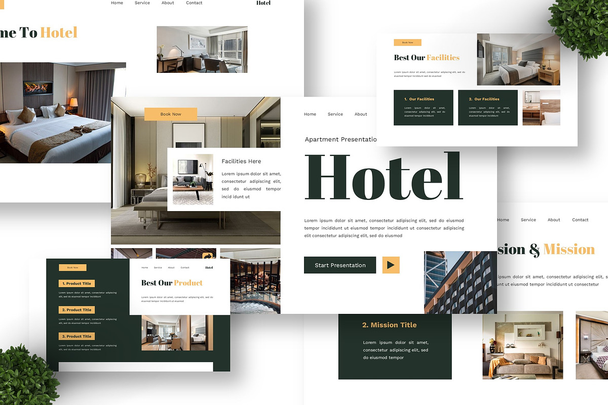 Hotel - Apartment Keynote preview 3