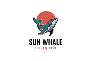 Sun Whale Logo, a Branding & Logo Template by Pixes (Thumbnail 1 of 2)