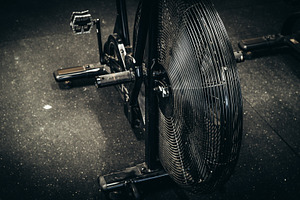 Air Bike At A Crossfit Gym