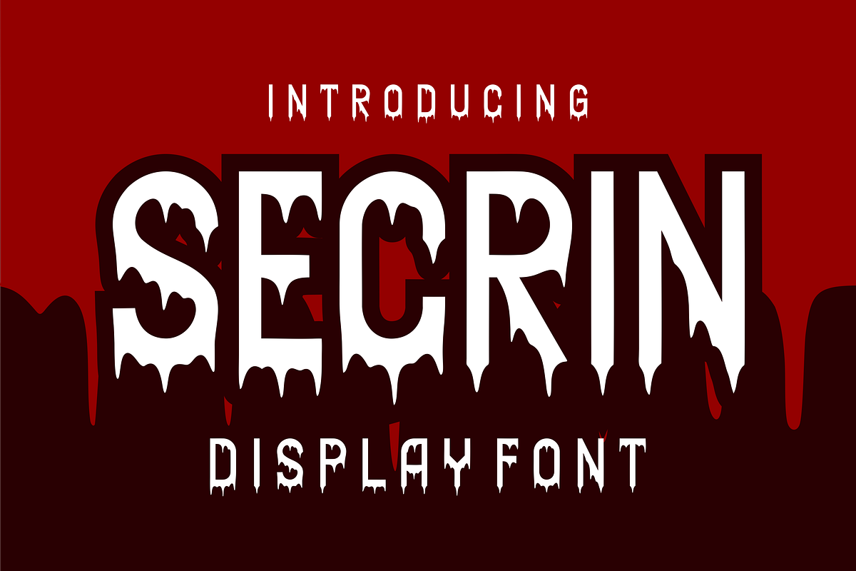 Secrin - Display Font, a Serif Font by lelevien (Photo 1 of 4)