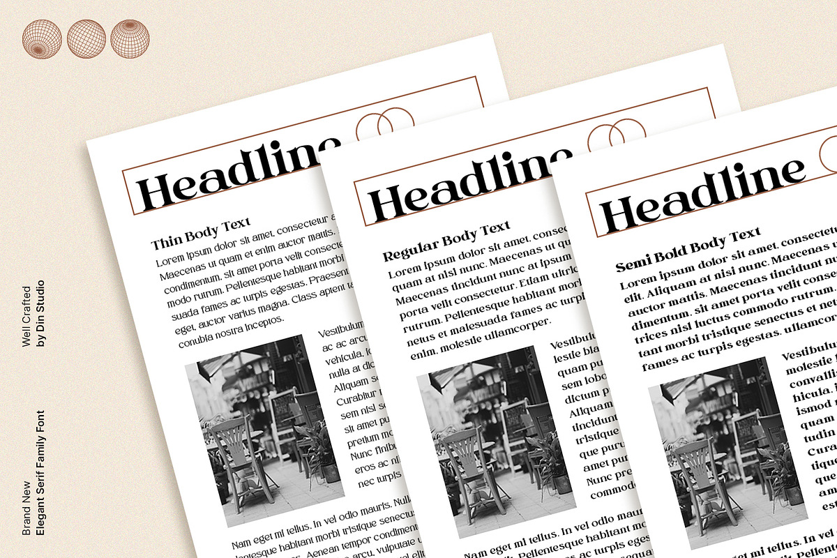 Valiety, a Serif Font by din-studio.com (Photo 6 of 10)